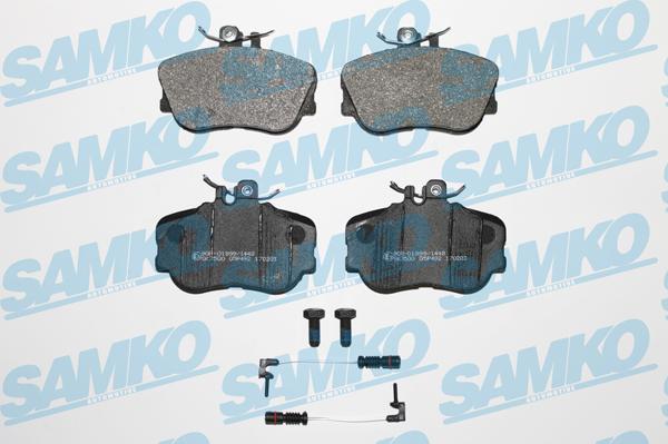 Samko 5SP492A - Brake Pad Set, disc brake autospares.lv