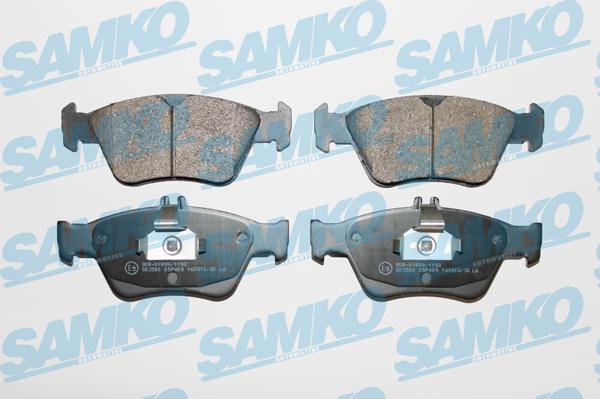 Samko 5SP409 - Brake Pad Set, disc brake autospares.lv