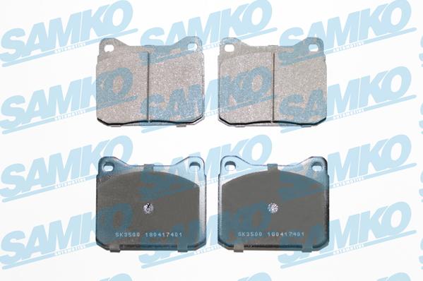 Samko 5SP401 - Brake Pad Set, disc brake autospares.lv