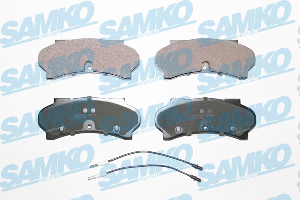 Samko 5SP411 - Brake Pad Set, disc brake autospares.lv