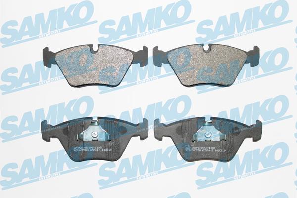 Samko 5SP417 - Brake Pad Set, disc brake autospares.lv