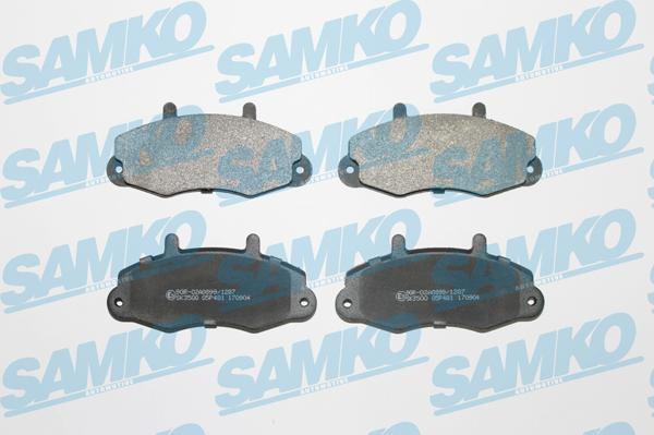 Samko 5SP481 - Brake Pad Set, disc brake autospares.lv