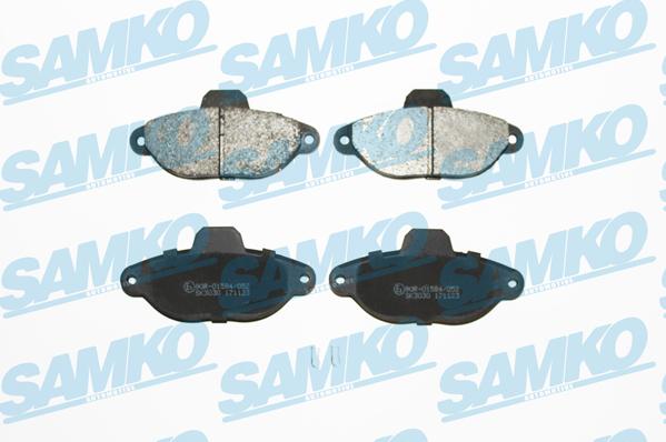 Samko 5SP483 - Brake Pad Set, disc brake autospares.lv