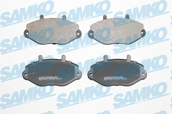 Samko 5SP482 - Brake Pad Set, disc brake autospares.lv