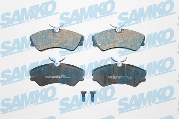 Samko 5SP439 - Brake Pad Set, disc brake autospares.lv