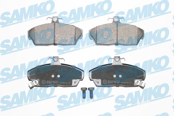 Samko 5SP430 - Brake Pad Set, disc brake autospares.lv