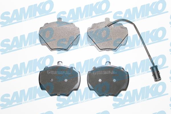 Samko 5SP431 - Brake Pad Set, disc brake autospares.lv