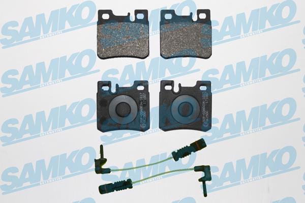 Samko 5SP428A - Brake Pad Set, disc brake autospares.lv