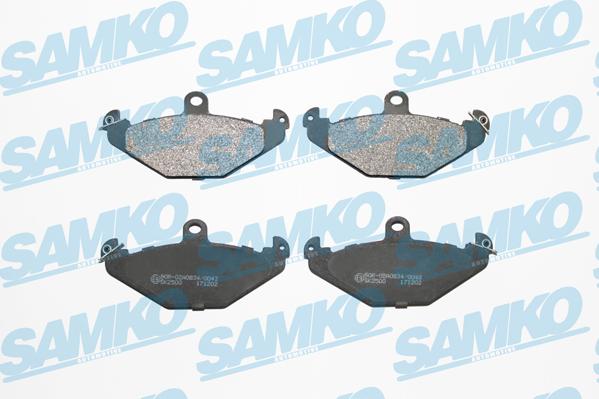 Samko 5SP427 - Brake Pad Set, disc brake autospares.lv