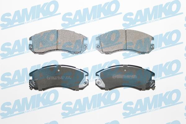 Samko 5SP546 - Brake Pad Set, disc brake autospares.lv