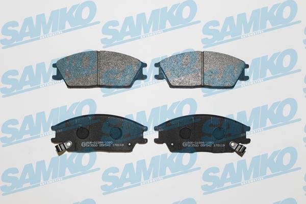 Samko 5SP542 - Brake Pad Set, disc brake autospares.lv