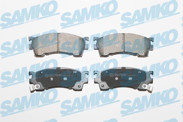 Samko 5SP559 - Brake Pad Set, disc brake autospares.lv