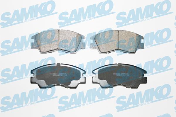 Samko 5SP550 - Brake Pad Set, disc brake autospares.lv