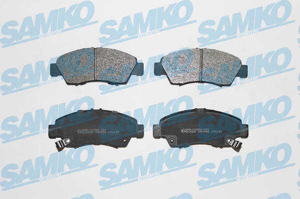 Samko 5SP558 - Brake Pad Set, disc brake autospares.lv