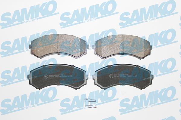 Samko 5SP569 - Brake Pad Set, disc brake autospares.lv