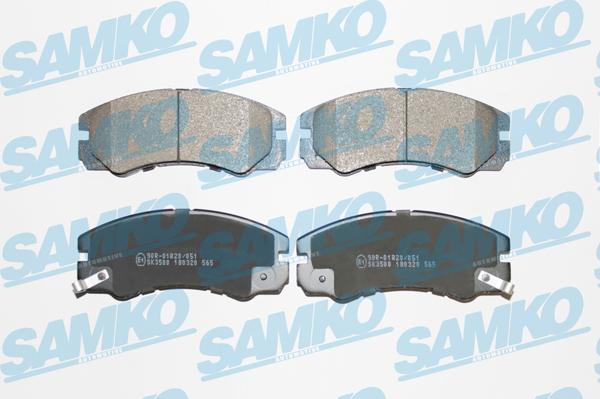 Samko 5SP565 - Brake Pad Set, disc brake autospares.lv