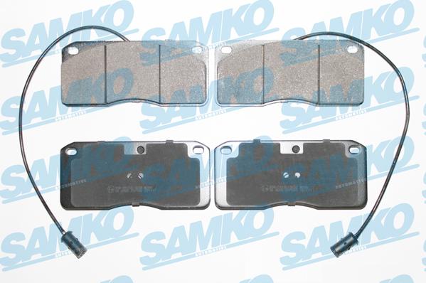 Samko 5SP500 - Brake Pad Set, disc brake autospares.lv