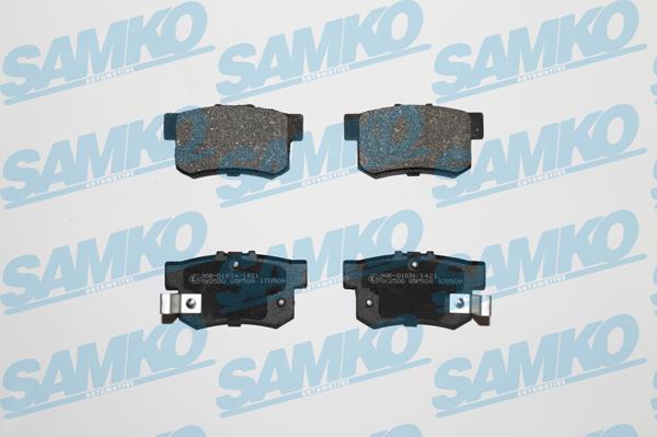 Samko 5SP508 - Brake Pad Set, disc brake autospares.lv