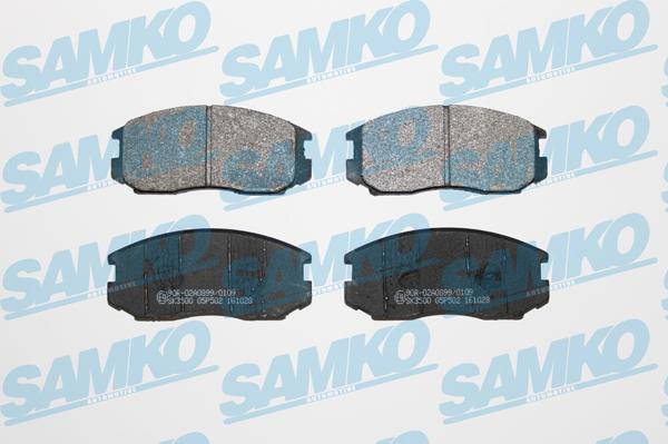 Samko 5SP502 - Brake Pad Set, disc brake autospares.lv