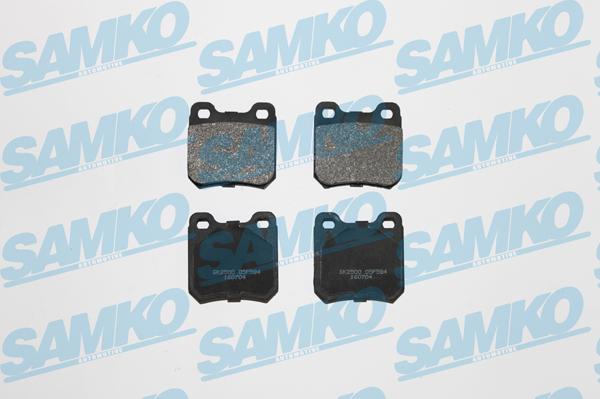 Samko 5SP584 - Brake Pad Set, disc brake autospares.lv