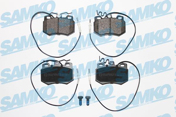 Samko 5SP585 - Brake Pad Set, disc brake autospares.lv