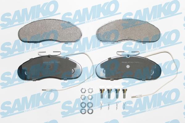 Samko 5SP580 - Brake Pad Set, disc brake autospares.lv