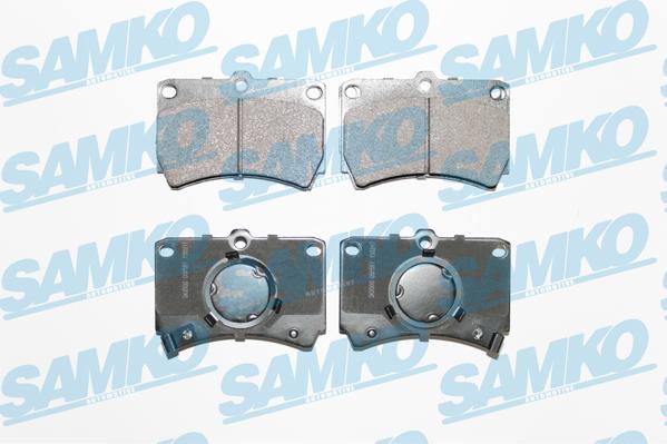 Samko 5SP587 - Brake Pad Set, disc brake autospares.lv