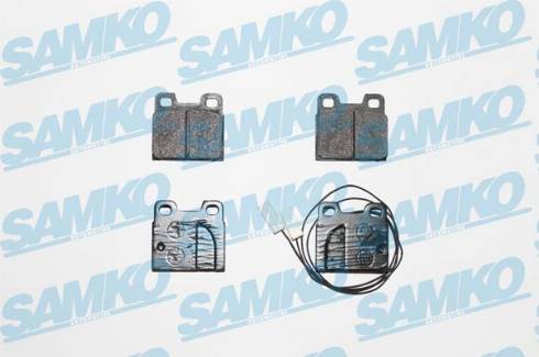 Samko 5SP531 - Brake Pad Set, disc brake autospares.lv