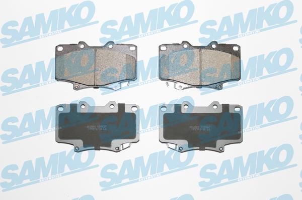 Samko 5SP537 - Brake Pad Set, disc brake autospares.lv