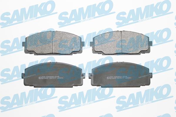 Samko 5SP577 - Brake Pad Set, disc brake autospares.lv