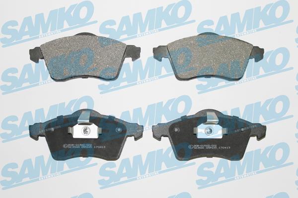 Samko 5SP645 - Brake Pad Set, disc brake autospares.lv