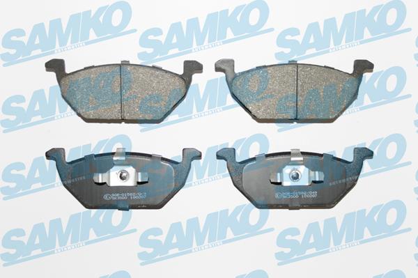 Samko 5SP668 - Brake Pad Set, disc brake autospares.lv
