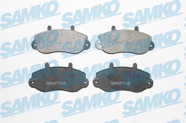 Samko 5SP663 - Brake Pad Set, disc brake autospares.lv