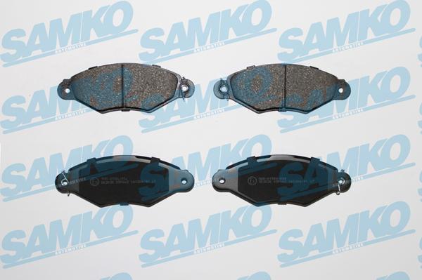 Samko 5SP662 - Brake Pad Set, disc brake autospares.lv