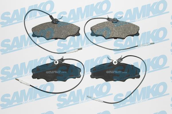 Samko 5SP619 - Brake Pad Set, disc brake autospares.lv