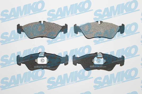 Samko 5SP610 - Brake Pad Set, disc brake autospares.lv