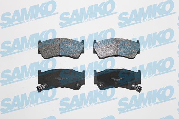 Samko 5SP617 - Brake Pad Set, disc brake autospares.lv