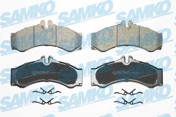 Samko 5SP633 - Brake Pad Set, disc brake autospares.lv