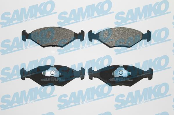 Samko 5SP632 - Brake Pad Set, disc brake autospares.lv