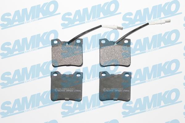Samko 5SP623 - Brake Pad Set, disc brake autospares.lv