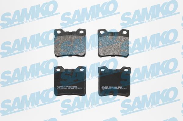 Samko 5SP622 - Brake Pad Set, disc brake autospares.lv