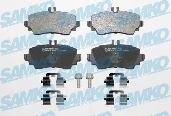 Samko 5SP671K - Brake Pad Set, disc brake autospares.lv