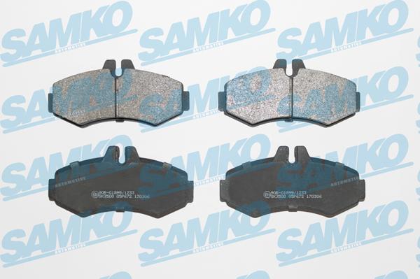 Samko 5SP672 - Brake Pad Set, disc brake autospares.lv