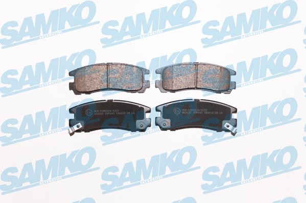 Samko 5SP043 - Brake Pad Set, disc brake autospares.lv