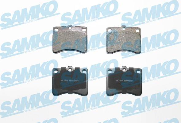 Samko 5SP056 - Brake Pad Set, disc brake autospares.lv