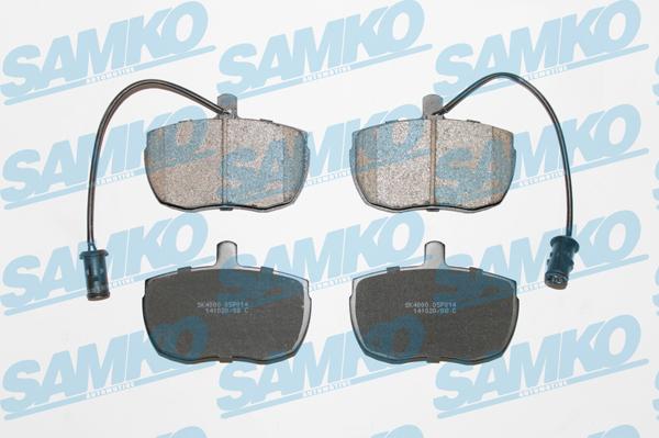 Samko 5SP014 - Brake Pad Set, disc brake autospares.lv