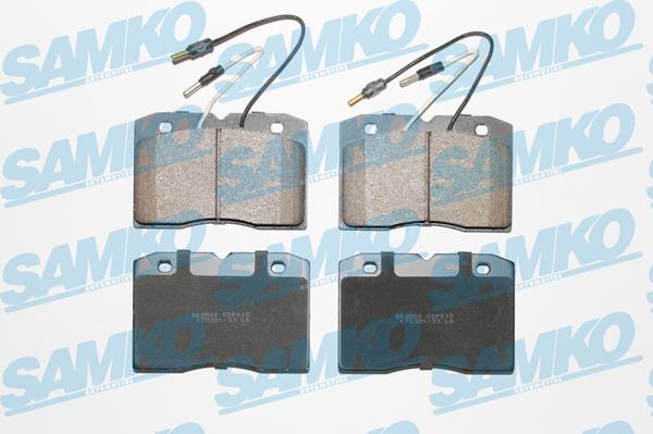 Samko 5SP015 - Brake Pad Set, disc brake autospares.lv