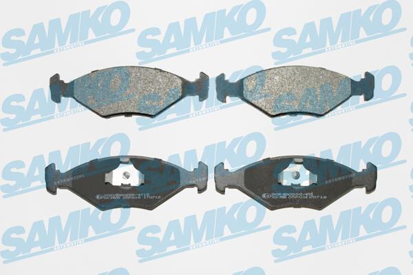 Samko 5SP016 - Brake Pad Set, disc brake autospares.lv