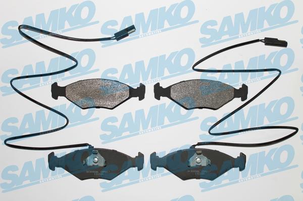 Samko 5SP017 - Brake Pad Set, disc brake autospares.lv