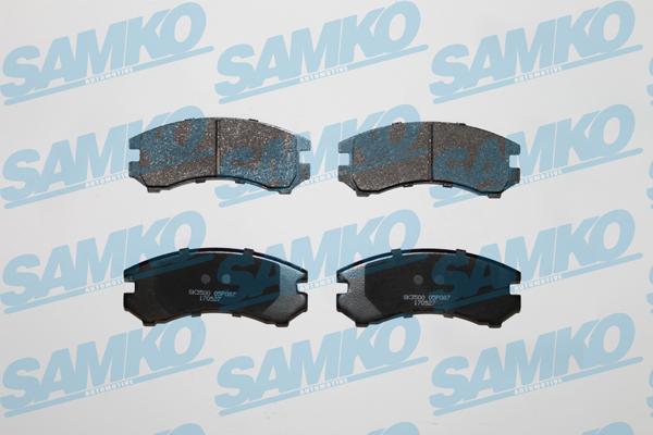 Samko 5SP087 - Brake Pad Set, disc brake autospares.lv